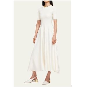 Simkhai Marionne Knitted-Panel Midi Dress